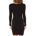 Autumn And Winter New Round Neck Slim Super Soft Long Sleeve Bottoming Dress