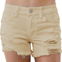 Women's High Waist Fringe Wide-leg Denim Shorts