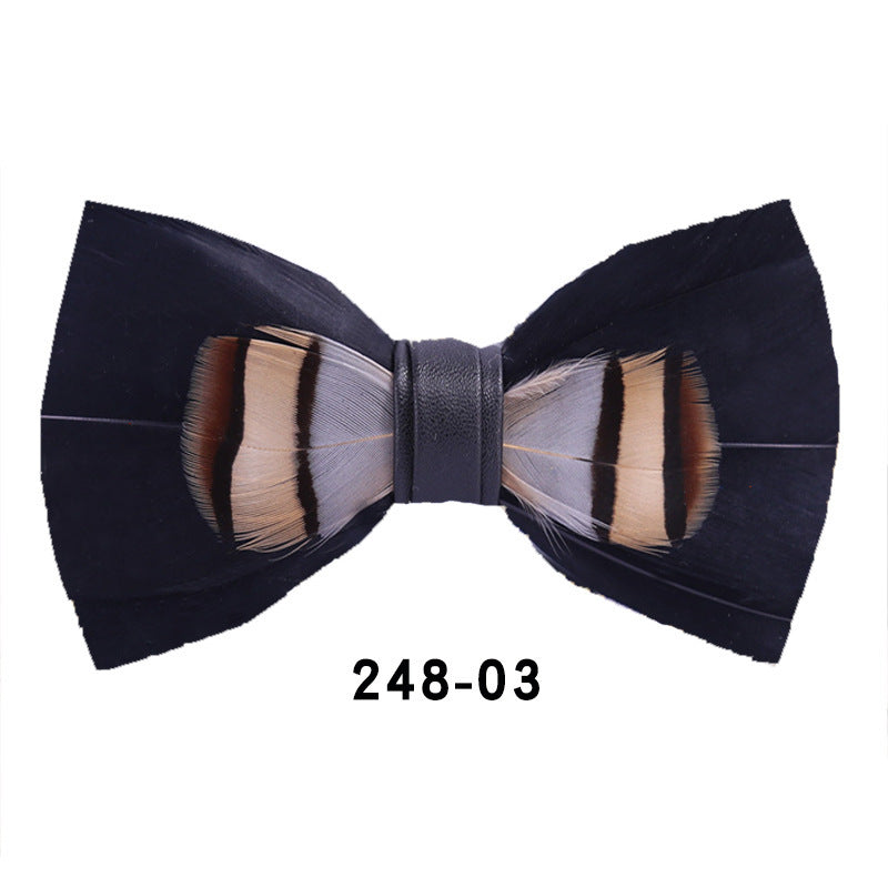 Feather Bow Tie Bow Tie