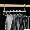 Multi-layer Hanger Aluminum Alloy Trouser Press Household Magic Pants Rack