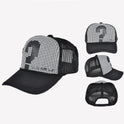 Cartoon Question Mark Hip Hop Duck Tongue Truck Truck Mesh Cap Baseball Ptah Hat