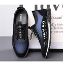 Men's Casual Shoes Fashion Slip-on Leather Shoes