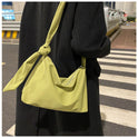 Minority All-match Elegant Campus Canvas Women's Shoulder Bag