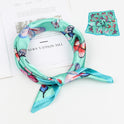 Elegant Print Butterfly Scarf Fashion Square Scarf Ladies Fashion