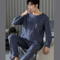 Spring And Autumn New Loose Plus Size Men's Home Wear Can Be Worn Outside