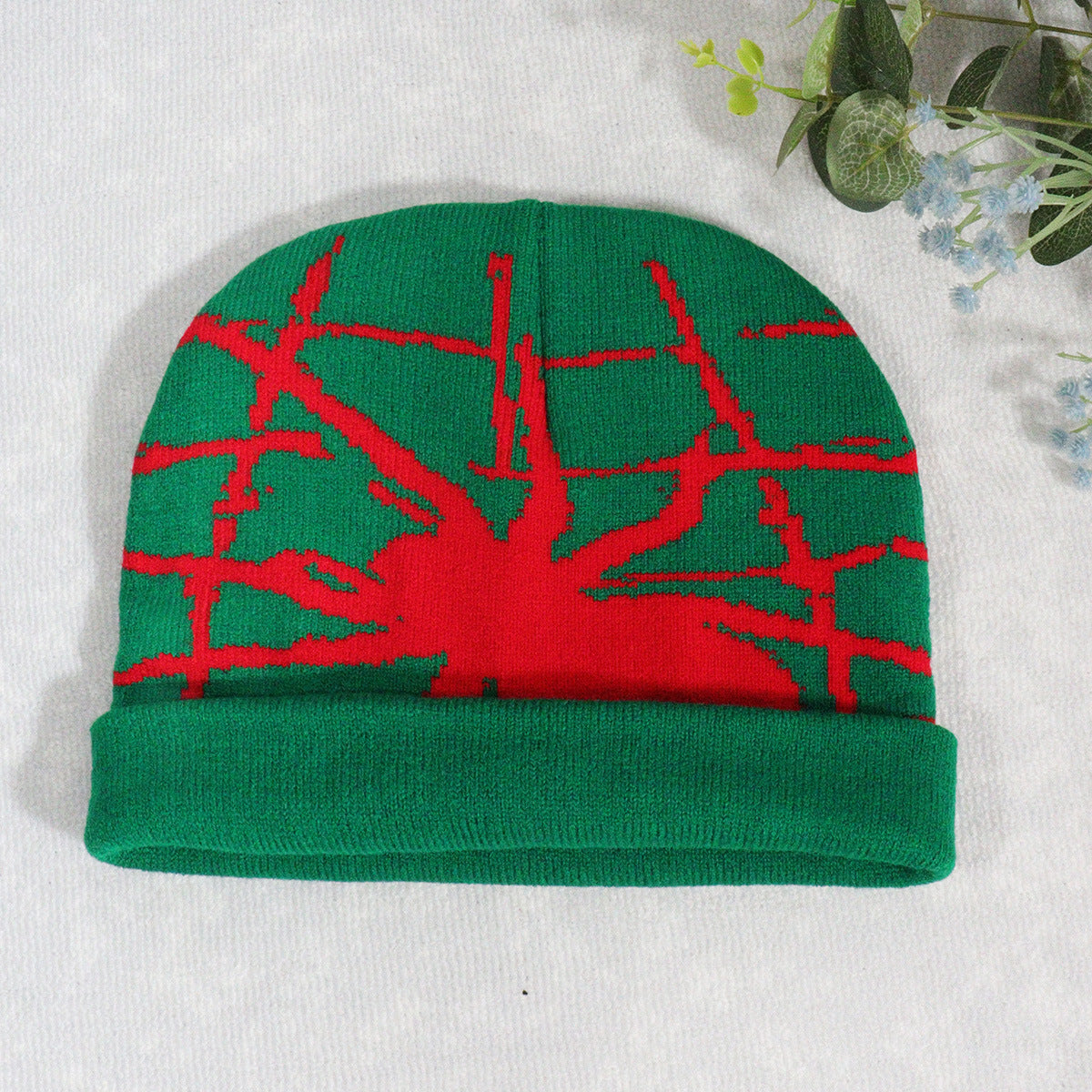 Spider Web Y2g Trendy Pullover Knitted Hat