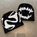 Fashion Street Vintage Teeth Knitted Hat