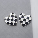 Black And White Checkerboard Anti-exposure Brooch