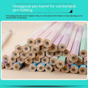 Basswood High-end Thermal Transfer Pencil Six Angle Rod Pencil