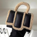 Lamb Wool Portable And Fashion Crossbody Bag