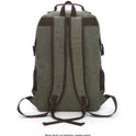 Wear-resistant Washed Canvas Men's And Women's Backpacks Street Casual Fashion Large Capacity Multifunctional