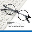 Artistic Retro Round Glasses With No Diopters