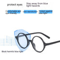 Artistic Retro Round Glasses With No Diopters