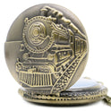 Vintage British Locomotive Quartz Big Pocket Watch