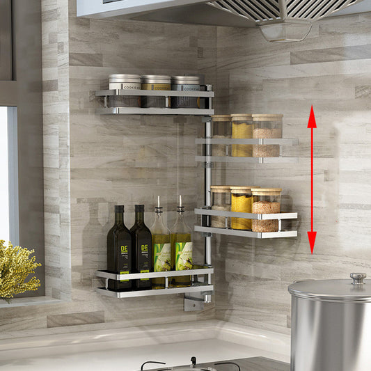 Punch-free kitchen shelf