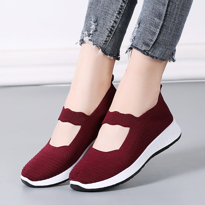 Summer Sports Low-cut Breathable Cloth Shoes For Women