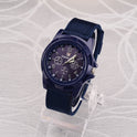 Nylon strap watch three-eye three-pin quartz watch