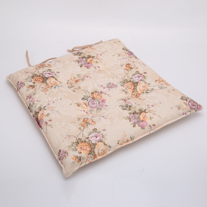 Household Pastoral Transfer Printing Flower Belt Binding Cushion