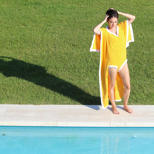 Beach towels can be worn