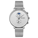 Fashion Two Eyes Moon Men's Watch