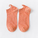 Heart embroidery sock sock casual cotton socks woman