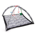 Cartoon Cat Play Tent Multifunctional Cat Hammocks Kitten Sleep Bed Foldable Cat Mat with Balls Cat Play House Toy