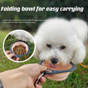 Candy Color Dog Folding Bowl Outdoor Travel Pet Feeding Food And Portable Drinking Water Cup For Puppy Small Large Animal Cats