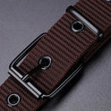 Porous Pin Buckle Canvas Belt Fashion All-matching