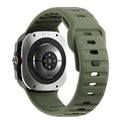 حزام سيليكون قابل للتطبيق على ساعة Ultra Wave Reverse Buckle مقاس 47 مم