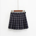 Spring New European And American Fan AA High Waist Plaid Skirt British Wind College Wind And Play Short Skirt Skirt