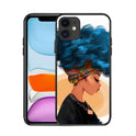 Black girl phone case