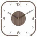 Creative Transparent Wooden Frame Wall Clock