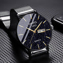 Fully Automatic Mechanical Watch Men's Calendar Pointer Fine Steel