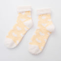 Sweet half fleece home sleep socks