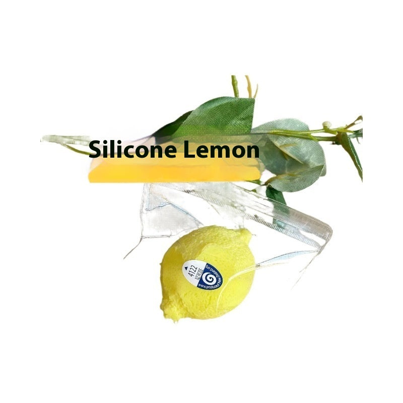 Lemon Squeezing Toy Simulation Pressure Reduction Toy Mud Silicone