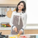 Women Aprons Waterproof Adjustable Neck Strap Absorbent Cooking Gardening BBQ Baking Sleeveless Kitchen Apron with Pocket