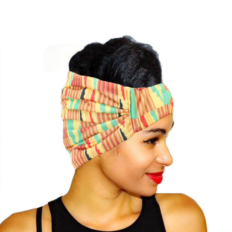 Women's Sports Print Wide Head Headband