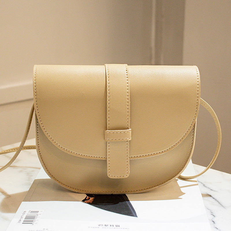 Crossbody bag all-match casual saddle bag