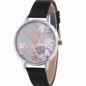 ساعات كوارتز نسائية من العلامة التجارية الكبرى Huawa Belt تباع بسرعة Wish Source Broken Flower Watches