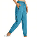 Women's Workwear Jogger Pants Nylon Quick-drying Climbing Pants Sports Fitness Outdoor Casual