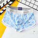 Men's Personalized Printed Nude Feel Boxer Ice Silk Underwear