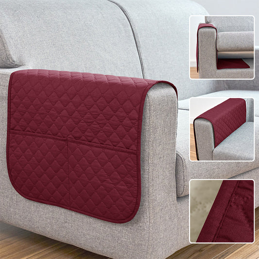 Home Sofa Support Waterproof Quilted Armrest Towel