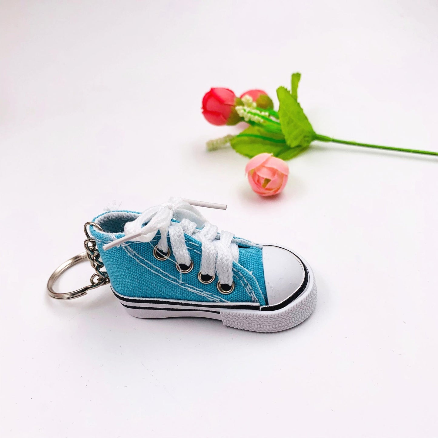 Mini Canvas Shoe Keychain Bag Clothing Pendant