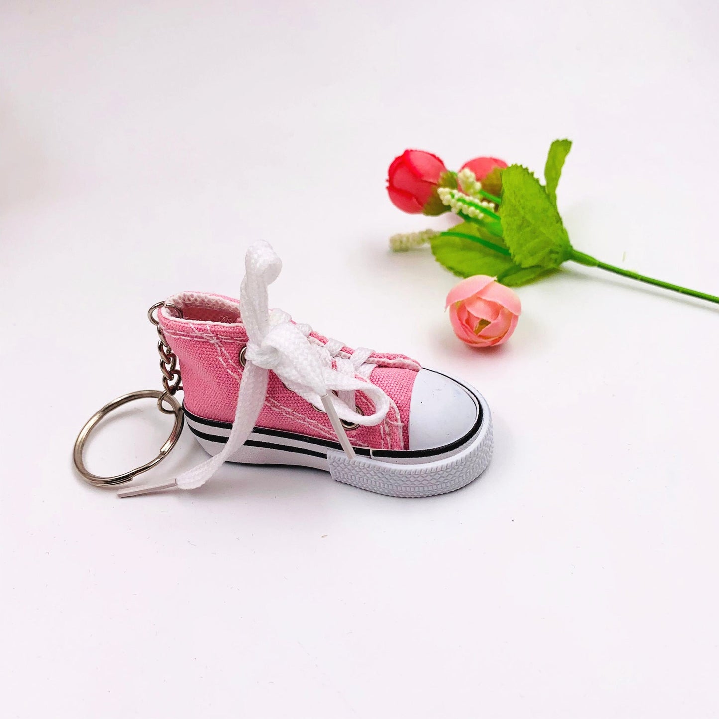 Mini Canvas Shoe Keychain Bag Clothing Pendant