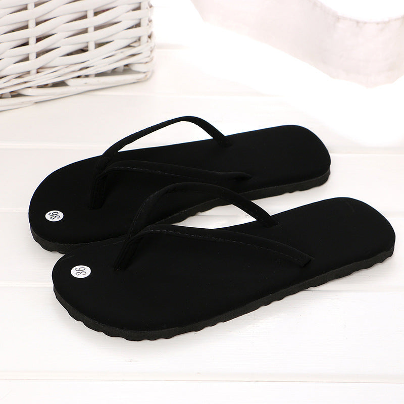 Fashion Flat Flip Flops Non-slip Slipper Soles Heel