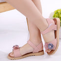 Fashion Children's Shoes Korean Princess Open-toe Middle-aged Children's Little Girls Beach Shoes