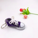 Mini Canvas Shoe Keychain Bag Clothing Pendant