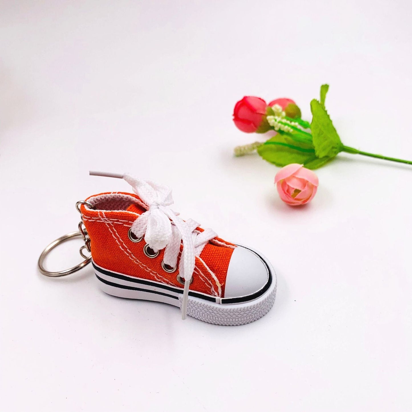 Mini Canvas Shoe Keychain Bag Clothing Pendant