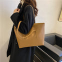 Commuter Bag Work One-shoulder Bucket Bag Autumn And Winter Vintage Tote Bag