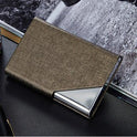 Aluminum creative business card holder